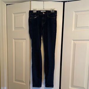Frame Denim Midnight Blue Skinny Jeans